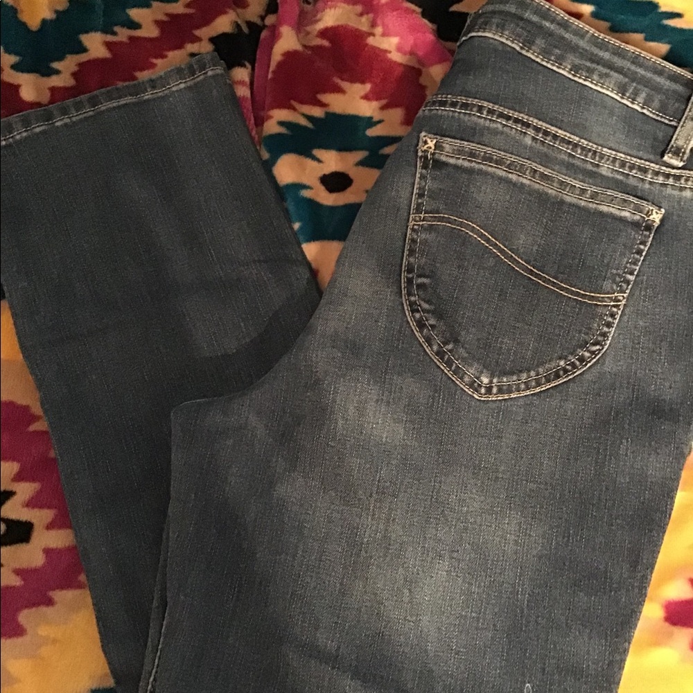 Womens Midrise Straight Lee Riders   Size 8P NWT - Picture 2 of 7